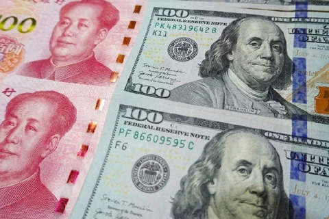 7月24日上午越南国内市场越盾对美元汇率中间价上调19越盾