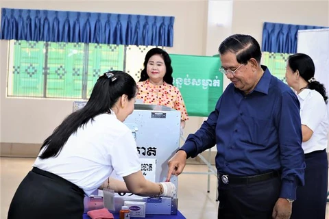 柬埔寨第七届国会选举：选民投票率创下2018年以来新高