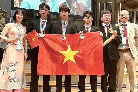 越南在2023年国际化学奥林匹克竞赛中获得3金1银