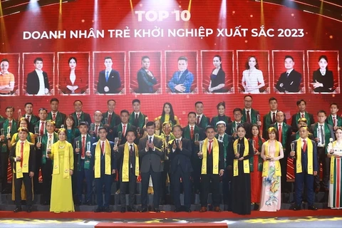 越南表彰2023年81名杰出初创青年企业家