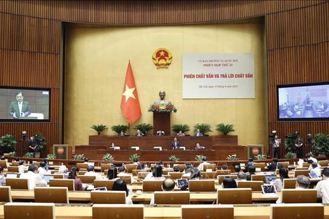 越南国会主席王廷惠：质询和回答质询是一种非常有效的监督形式