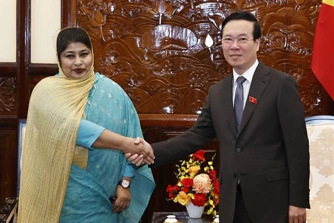 国家主席武文赏会见孟加拉国驻越南大使