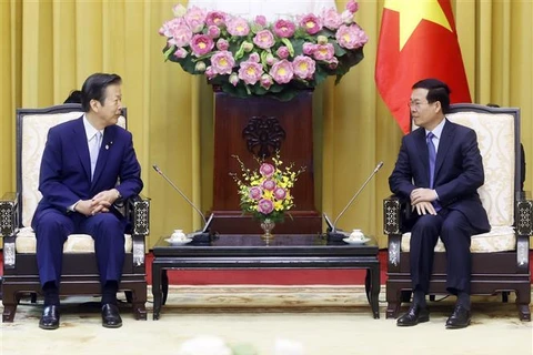 越南国家主席武文赏会见日本公明党代表团