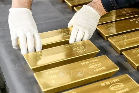 9月14日上午越南国内市场黄金卖出价下降5万越盾