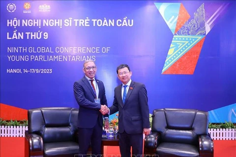 越南国会对外委员会主任武海河会见各国议会联盟主席杜阿尔特·帕谢科