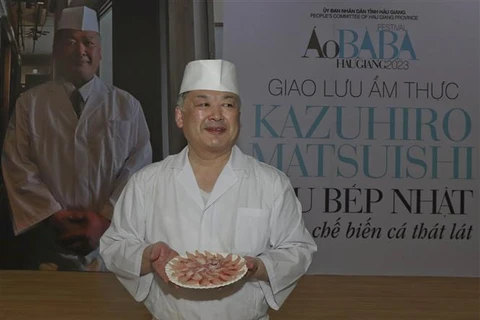 越日建交50周年：品尝日本厨师烹制的后江弓背鱼