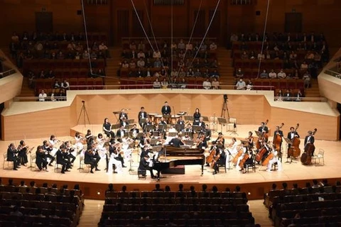 越日建交50周年：日本观众欢迎“梦想乐团”艺术表演活动