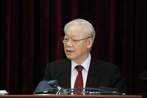 越南共产党第十三届中央委员会第八次全体会议圆满结束