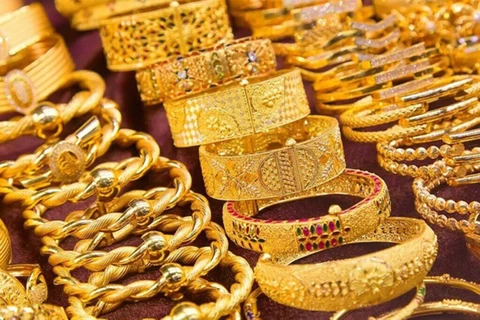 10月9日上午越南国内市场一两黄金卖出价上涨25万越盾