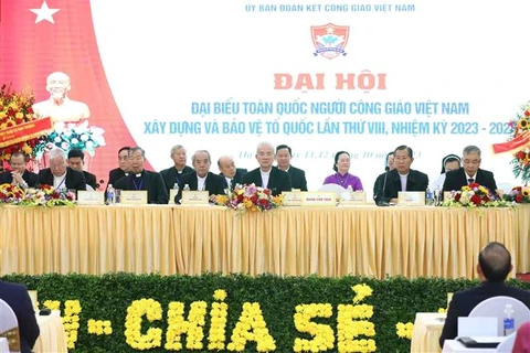 越南天主教徒建设和保卫祖国第八届全国代表大会在河内召开