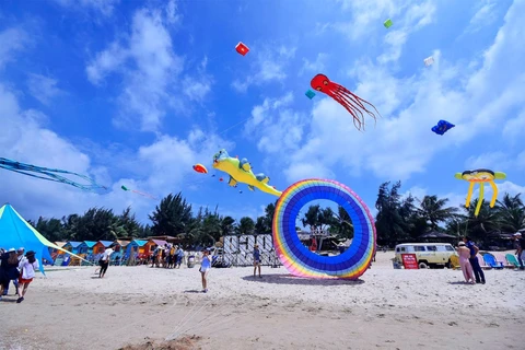 平顺省将举办风筝节 介绍创造越南吉尼斯纪录的最大风筝