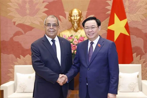 越南国会主席王廷惠会见阿尔及利亚制药部长阿里·奥恩