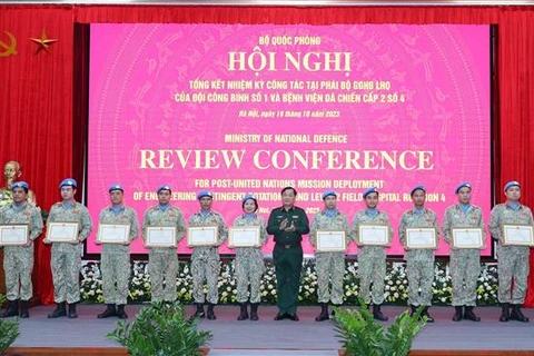 越南力争到2025年参加维和部队的女性达20%的比例