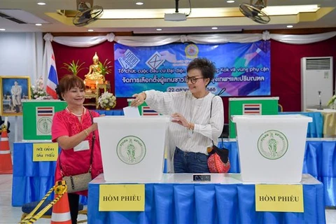 旅居泰国越南人直接选举产生旅曼越南人协会执行委员会