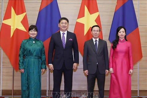 越南与蒙古发表联合公报