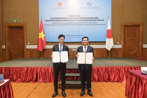 越南与日本同意加强工业、贸易和能源领域的合作