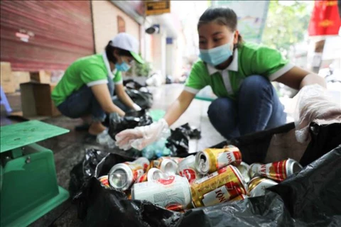 越南废物管理中的循环经济