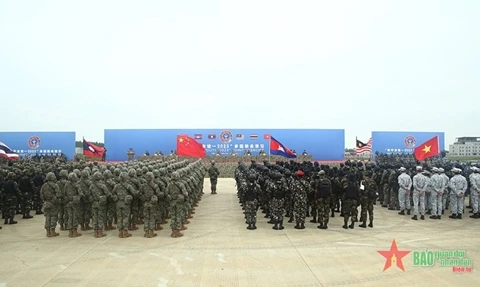 越南海军参加“和平友谊-2023”多国联合演习