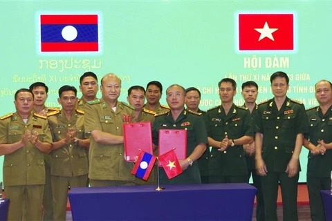 越南奠边省与老挝琅勃拉邦省加强合作共同打击犯罪活动