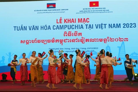 2023年在越南的柬埔寨文化周拉开序幕