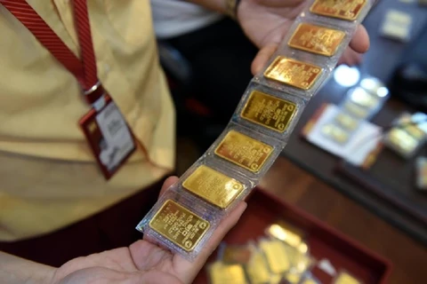 12月7日越南国内市场黄金卖出价上涨10万越盾