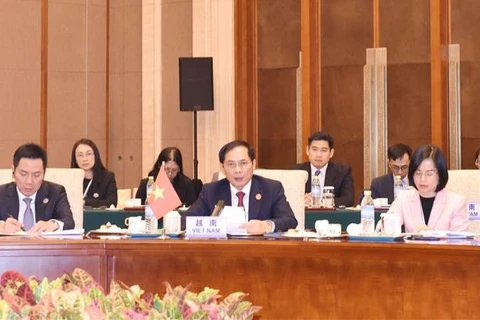 越南外交部长裴青山出席澜沧江—湄公河合作第八次外长会