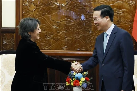 越南国家主席武文赏会见西班牙驻越大使