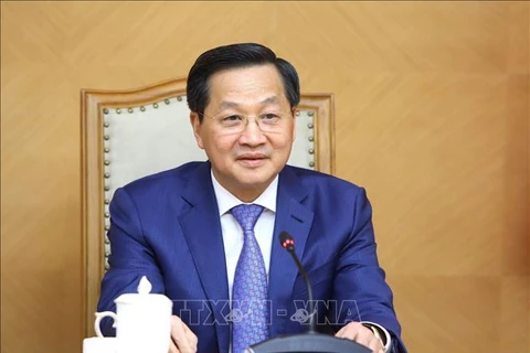 越南政府副总理黎明慨与韩国副总理秋京浩通电话