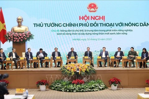 政府总理与农民对话：弘扬越南农民在革新和融入国际社会进程中的自力更生精神