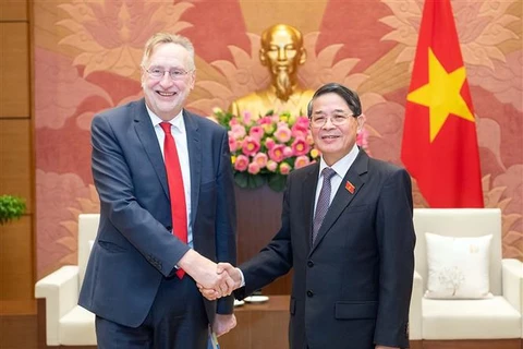 越南国会副主席阮德海会见欧洲议会国际贸易委员会主席