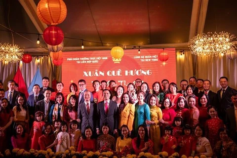 海外越南人欢聚一堂共迎新春 