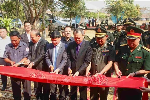 柬埔寨拜林省援柬越南志愿军遗骸存放和祭拜堂工程正式竣工
