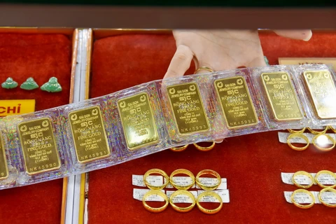 2月7日上午越南国内市场黄金卖出价上涨30万越盾