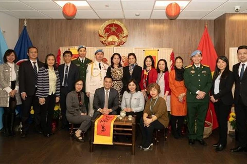 2024 甲辰年春节：与为联合国工作的越南专家会面 