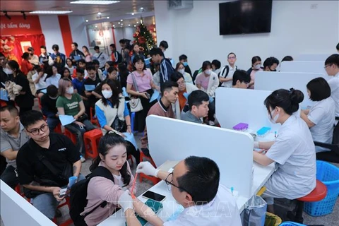 2024年越南春红献血节：“新春献血——幸福倍增”