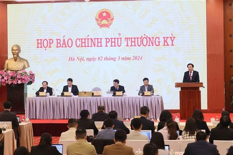 越南政府例行记者会：推动新增长动力 