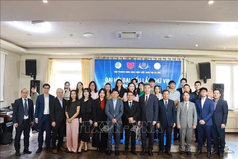 在捷越南青年大学生协会召开2024-2029年任期代表大会