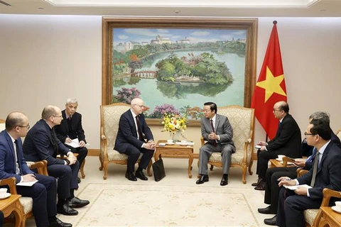 越南政府副总理陈红河会见芬兰驻越大使和瓦锡兰集团首席执行官