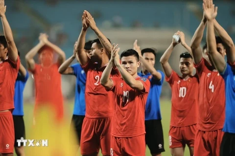 越南国家男子足球队在 4 月份 FIFA 排名中下降 10 位