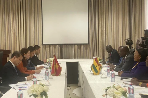 越南外交部副部长阮明姮对加纳进行工作访问
