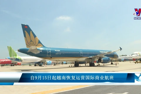 自9月15日起越南恢复运营国际商业航班