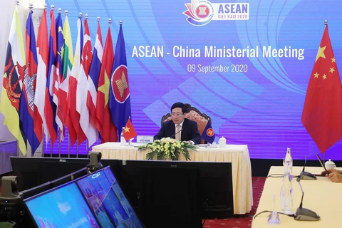组图：东盟-中国外长会议以视频方式召开