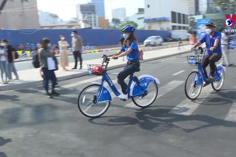 胡志明市开展共享单车服务试点