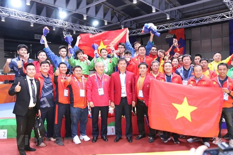组图：越南克拉术队在第30届东南亚运动会上取得优异成绩