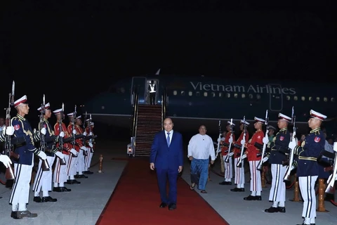 组图：越南政府总理阮春福开始对缅甸联邦共和国进行正式访问