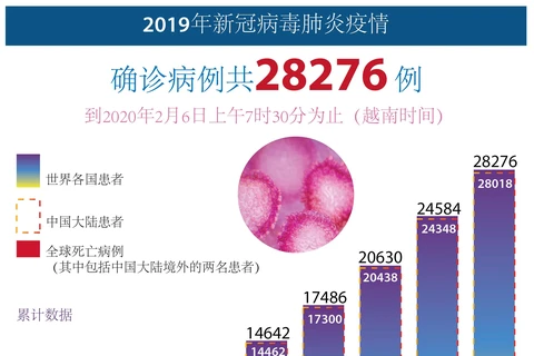 图表新闻：2019年新冠病毒肺炎疫情 确诊病例共28276例