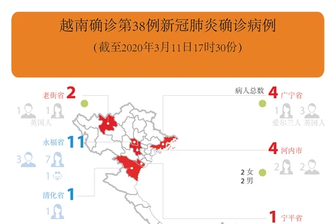 图表新闻：越南确诊第38例新冠肺炎确诊病例
