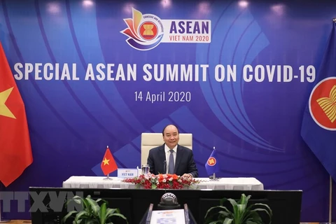 组图: 越南以2020年东盟主席国身份主持东盟抗击新冠肺炎疫情特别峰会视频会议