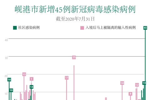 图表新闻：新冠肺炎疫情：岘港市新增45例社区感染病例