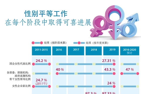 图表新闻：越南在执行性别平等工作中取得可喜成就